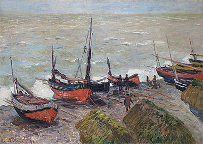 Fishing Boats, 1883 | Claude Monet | Giclée Canvas Print