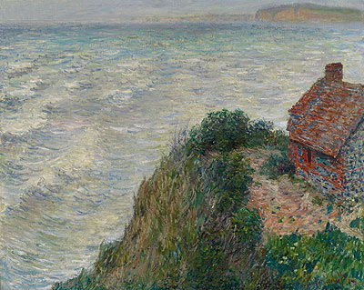 Claude Monet | Fisherman's House at Petit Ailly, 1882 | Giclée Leinwand Kunstdruck