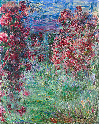 Das Haus zwischen den Rosen, 1919 | Claude Monet