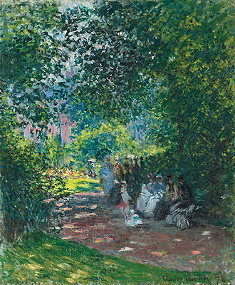 Im Parc Monceau, 1878 | Claude Monet
