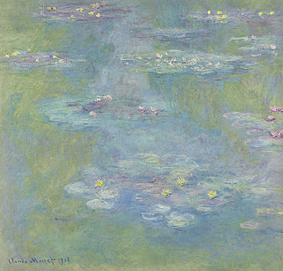 Claude Monet | Nympheas (Water Lilies), 1908 | Giclée Canvas Print