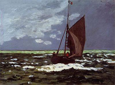 Stürmische Meereslandschaft, 1867 | Claude Monet