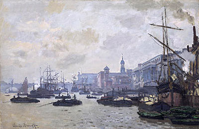 The Thames at London, 1871 | Claude Monet | Giclée Canvas Print