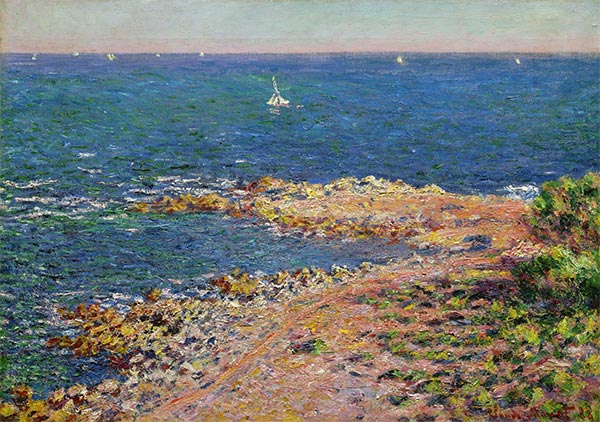 Claude Monet | Das Mittelmeer durch Mistral Wind, 1888 | Giclée Leinwand Kunstdruck
