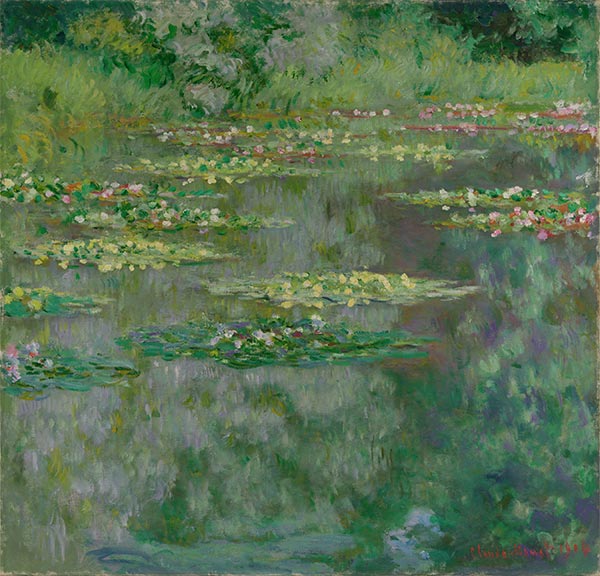 Monet | Waterlilies or The Water Lily Pond (Nympheas), 1904 | Giclée Canvas Print