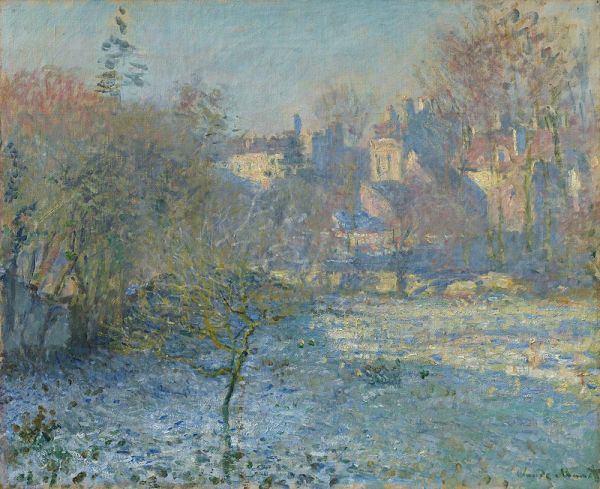 Frost, 1875 | Claude Monet | Giclée Leinwand Kunstdruck