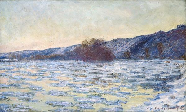 Ice Floes at Twilight, 1893 | Claude Monet