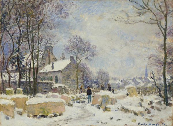 Winter Effects in Argenteuil, 1875 | Claude Monet