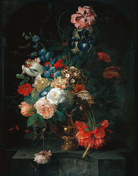 Still Life with Flowers, 1721 | Coenraet Roepel | Giclée Canvas Print