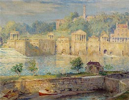 Old Waterworks, Fairmount | Colin Campbell Cooper | Painting Reproduction