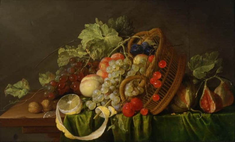 Still Life with a Basket of Fruit, c.1654 | Cornelis de Heem | Giclée Canvas Print