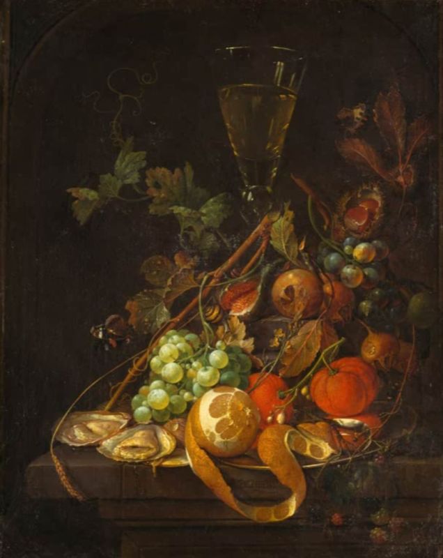 Still Life Painting with Fruits, n.d. | Cornelis de Heem | Giclée Canvas Print