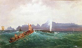 A Whaling Scene | Cornelius Krieghoff | Painting Reproduction