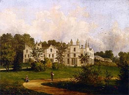 King's Walden, Hertfordshire, 1846 von Cornelius Krieghoff | Leinwand Kunstdruck