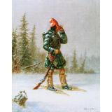 Calling the Moose, c.1860 - Cornelius Krieghoff