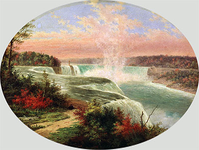 The Artist at Niagara, n.d. | Cornelius Krieghoff | Giclée Canvas Print