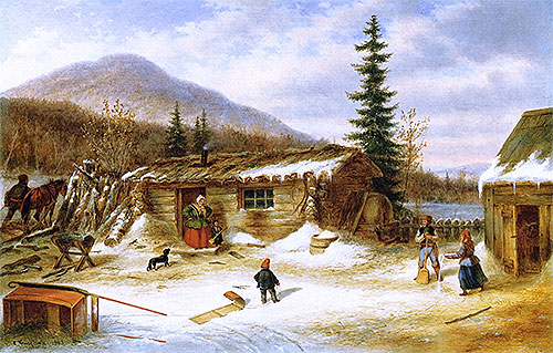 Verschütte meine Milch, 1867 | Cornelius Krieghoff
