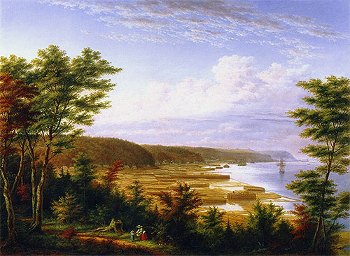 Sillery Cove, Quebec, c.1864 | Cornelius Krieghoff | Giclée Canvas Print