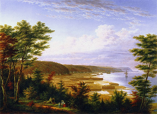 Sillery-Bucht, Quebec, c.1864 | Cornelius Krieghoff
