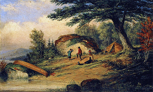 Indians Dancing, 1855 | Cornelius Krieghoff