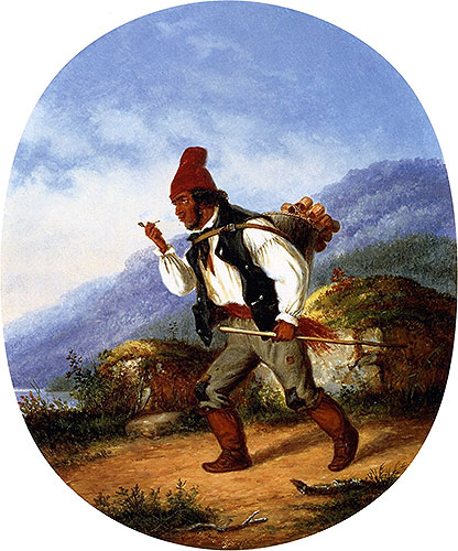 The Berry Seller, 1860 | Cornelius Krieghoff