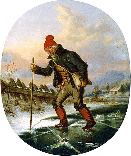The Old Poacher, c.1860 | Cornelius Krieghoff