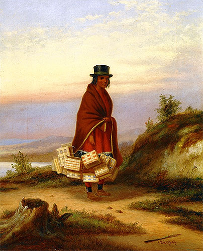 Eine Caughnawaga-Frau, c.1855 | Cornelius Krieghoff