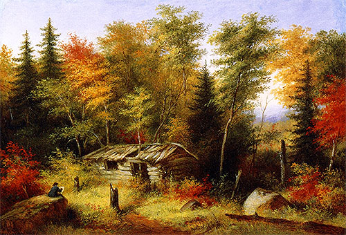 Der Künstler beim Malen, c.1860 | Cornelius Krieghoff
