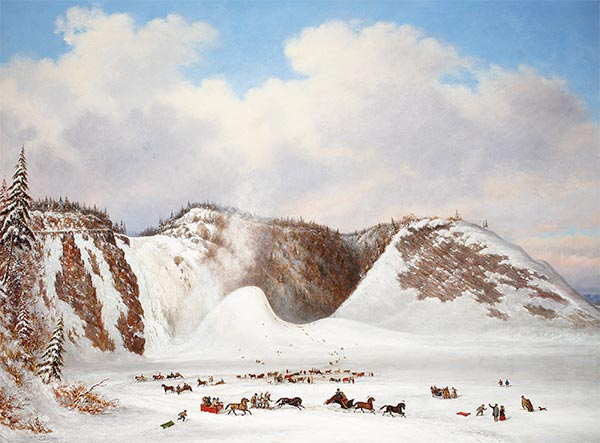 Montmorency Falls, 1853 | Cornelius Krieghoff | Giclée Canvas Print