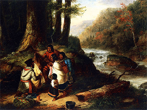 The Trader, 1850 | Cornelius Krieghoff | Giclée Canvas Print