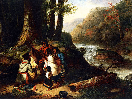 Der Händler, 1850 | Cornelius Krieghoff