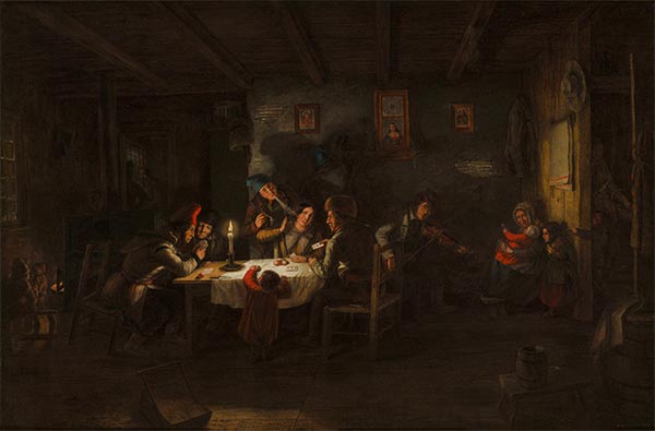 Canadian Interior, 1850 | Cornelius Krieghoff