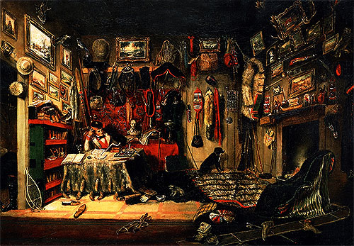 Ein Offizierszimmer in Montreal, 1846 | Cornelius Krieghoff