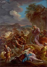 Corrado Giaquinto | Moses Striking the Rock, c.1743/44 | Giclée Canvas Print