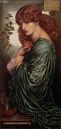 Proserpine, c.1881/82 von Rossetti | Leinwand Kunstdruck