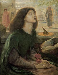 Beata Beatrix (Blessed Beatrice), c.1877/82 von Rossetti | Leinwand Kunstdruck