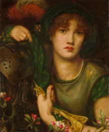 My Lady Greensleeves, 1863 by Rossetti | Giclée Canvas Print