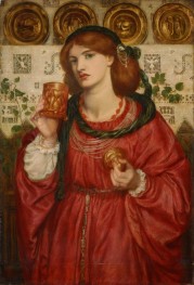 Der Liebeskelch, 1867 von Rossetti | Giclée Leinwand-Kunstdruck