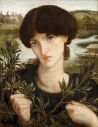 Wasserweide, 1871 von Rossetti | Giclée Leinwand-Kunstdruck