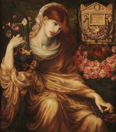 Römische Witwe, 1874 von Rossetti | Giclée Leinwand-Kunstdruck