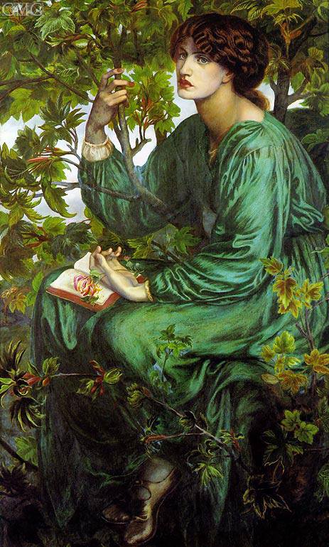 Rossetti | The Day Dream, 1880 | Giclée Canvas Print
