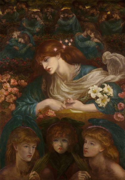 Die gesegnete Damozel, c.1871/78 | Rossetti