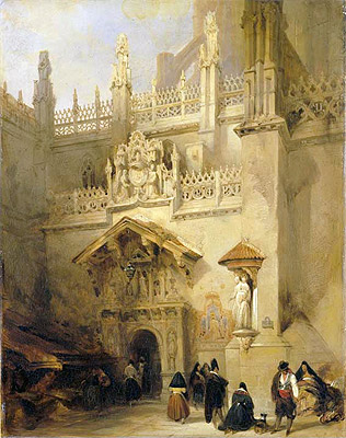 Granada: the Chapel of Ferdinand and Isabella, 1838 | David Roberts | Giclée Leinwand Kunstdruck