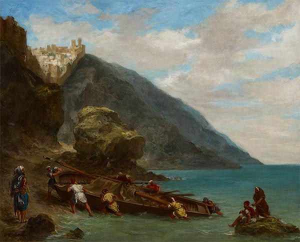 View of Tangier from the Seashore, c.1856/58 | Eugène Delacroix | Giclée Canvas Print