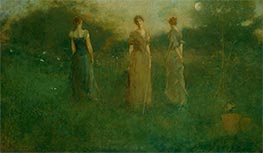 In the Garden, c.1892/94 by Thomas Wilmer Dewing | Canvas Print