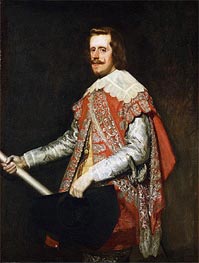 King Philip IV of Spain | Velazquez | Painting Reproduction