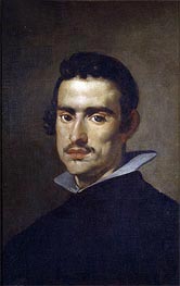 Portrait of a Man, c.1623 von Velazquez | Leinwand Kunstdruck