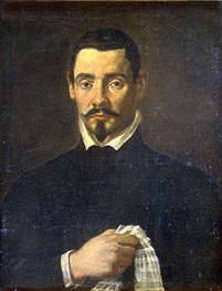 Portrait of a Man, n.d. by Velazquez | Canvas Print
