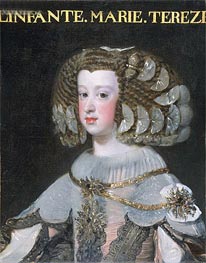 Velazquez | Portrait of the Infanta Maria Teresa | Giclée Canvas Print