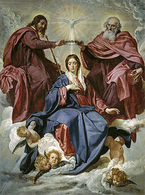 The Coronation of the Virgin, c.1641/44 | Velazquez | Giclée Canvas Print